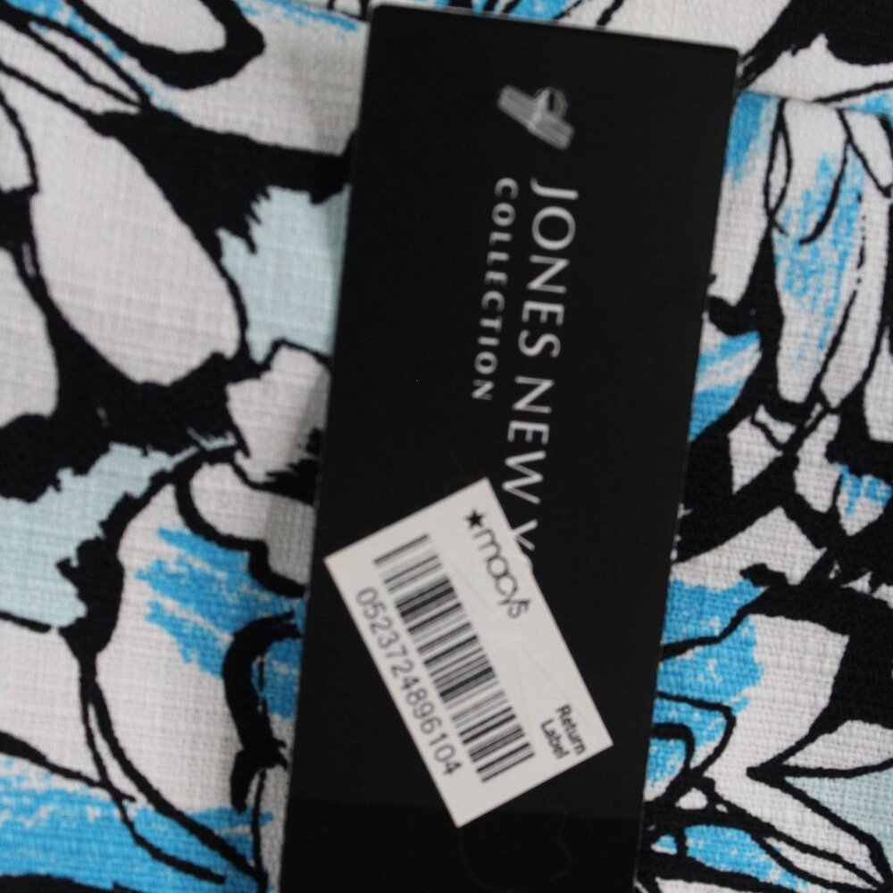 NWT Jones New York Collection Size 14 Multicolored Floral Stretch Skirt - Picture 10 of 11